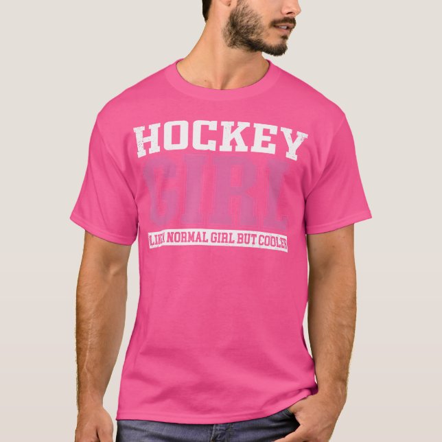 Hockey Mädchen T-Shirt (Vorderseite)
