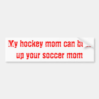 Hockey-Mama Autoaufkleber