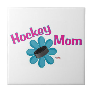 Hockey-Mama-Blumen-Kobold-Fliese Fliese
