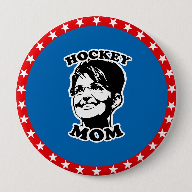 Hockey-Mama Button (Vorderseite)