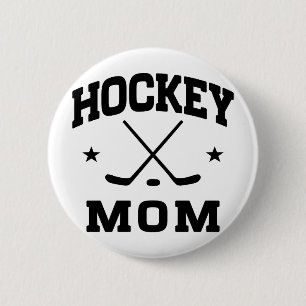 Hockey-Mama Button