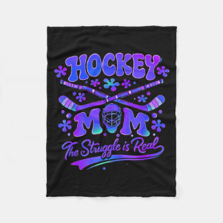 Hockey-Mama Der Kampf Ist Echt Torwartmaske Sticks Fleecedecke