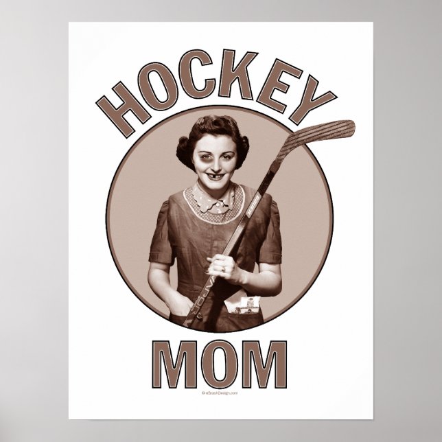 Hockey-Mama - Drucke und Poster (Vorne)