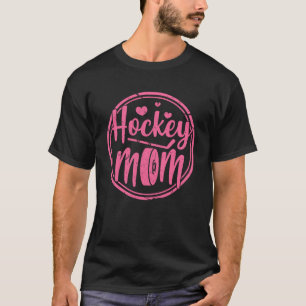 Hockey-Mama Eishockey-Mutter T-Shirt