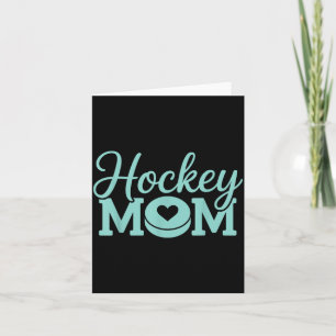 Hockey-Mama Frauen Eishockeyspielerin Eishockey 1 Karte