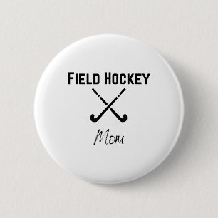 Hockey-Mama-Geist tragen Eltern Stolz Spaß Sport Button