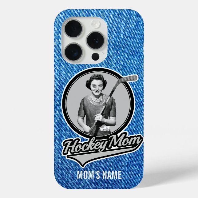 Hockey-Mama iPhone-Gehäuse Case-Mate iPhone Hülle (Rückseite)