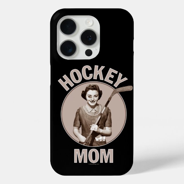 Hockey-Mama iPhone-Gehäuse Case-Mate iPhone Hülle (Rückseite)