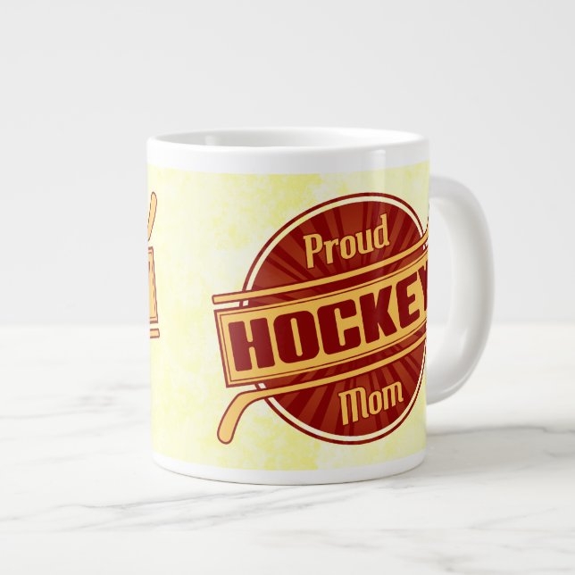 Hockey Mama Kaffee Tasse Tee Cup (Vorderseite Rechts)