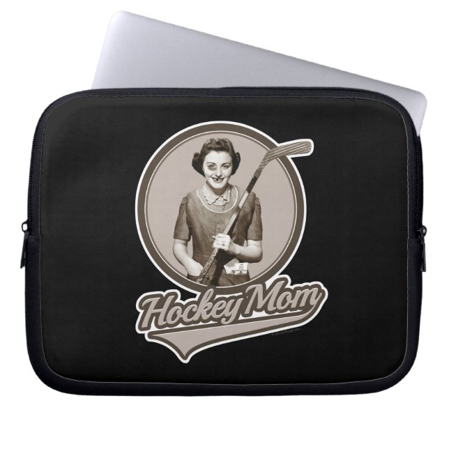 Hockey-Mama Laptopschutzhülle (Vorderseite)