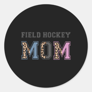 Hockey-Mama Lustiges Hockey-Geschenk für Liebhaber Runder Aufkleber