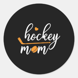 Hockey-Mama Mutter Mama Runder Aufkleber