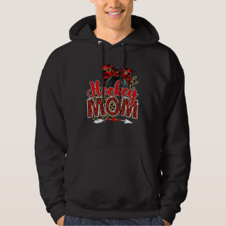 Hockey-Mama Mutter Muttertag Leopard Sport Mama Ma Hoodie