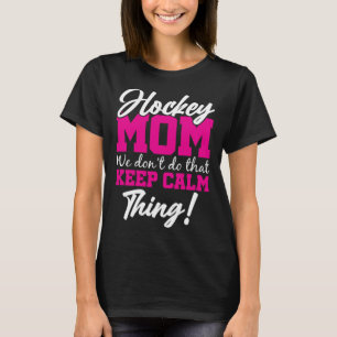 Hockey-Mama Mutterschaft Bester Mama-Ever-Hockey 2 T-Shirt