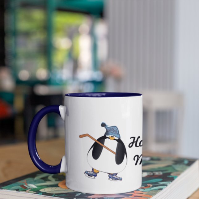 Hockey-Mama Pinguin Tasse (Von Creator hochgeladen)