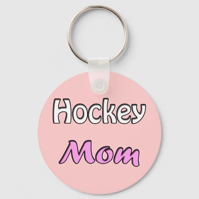 Hockey-Mama Schlüsselanhänger (Vorderseite)