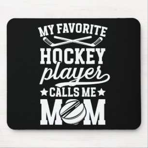 Hockey-Mama Stolz Eishockey-Spielerin Mama Eishock Mousepad