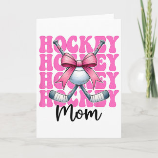 Hockey-Mama Street-Hockey-Mama Mama Muttertag Coq Karte