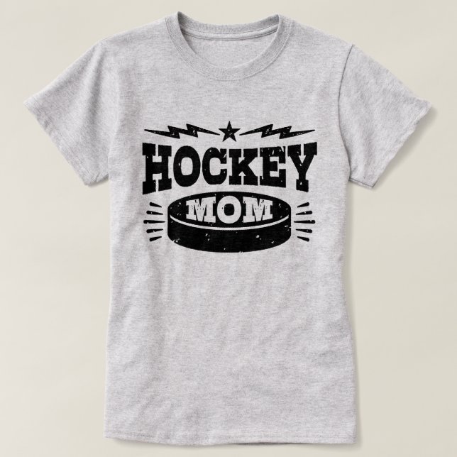 Hockey-Mama T-Shirt (Design vorne)