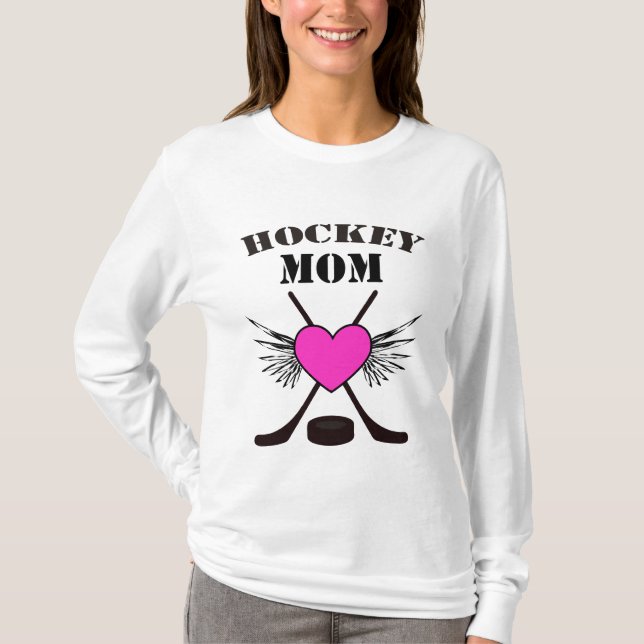 Hockey-Mama T-Shirt (Vorderseite)