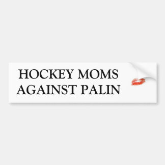 Hockey-Mamas gegen Palin Autoaufkleber