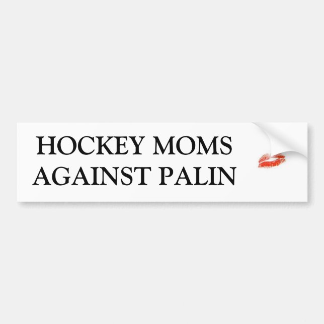 Hockey-Mamas gegen Palin Autoaufkleber (Vorne)