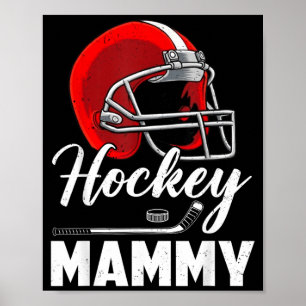 Hockey Mammy Hockey Spieler Familie passend Poster
