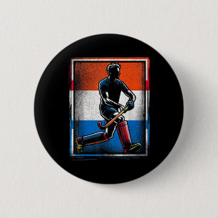 Hockey Männer Niederlande Niederländische Flagge H Button