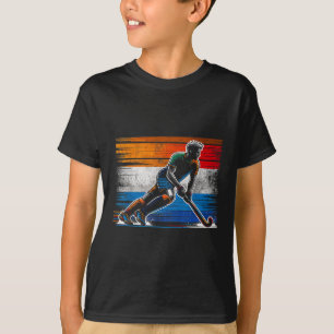 Hockey Männer Niederlande Niederländische Flagge H T-Shirt