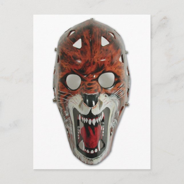 Hockey Mask Postkarte (Vorderseite)