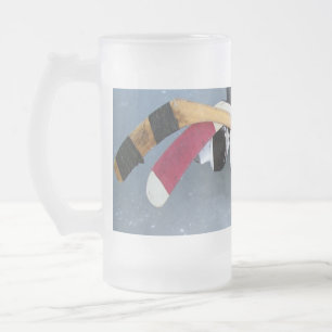 Hockey Mattglas Bierglas