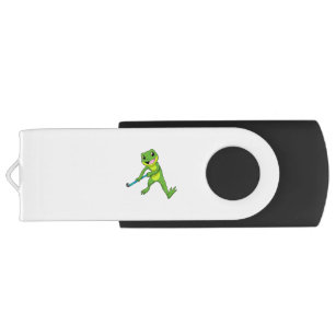 Hockey mit Hockey-Schläger USB Stick