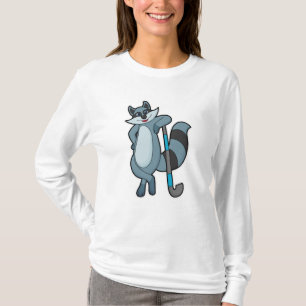 Hockey mit Hockeyschläger T-Shirt