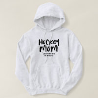 Hockey Mom trendige personalisierte Mannschaft