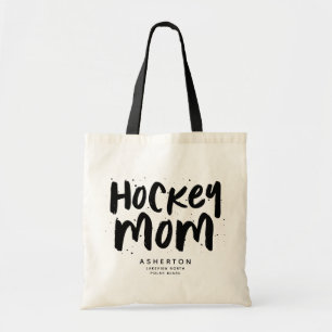 Hockey Mom trendschwarzer Typ personalisiert Tote  Tragetasche