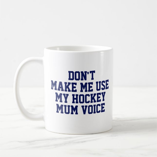 Hockey Mum Gift Tasse | Funny Quote Slogan Coach (Links)