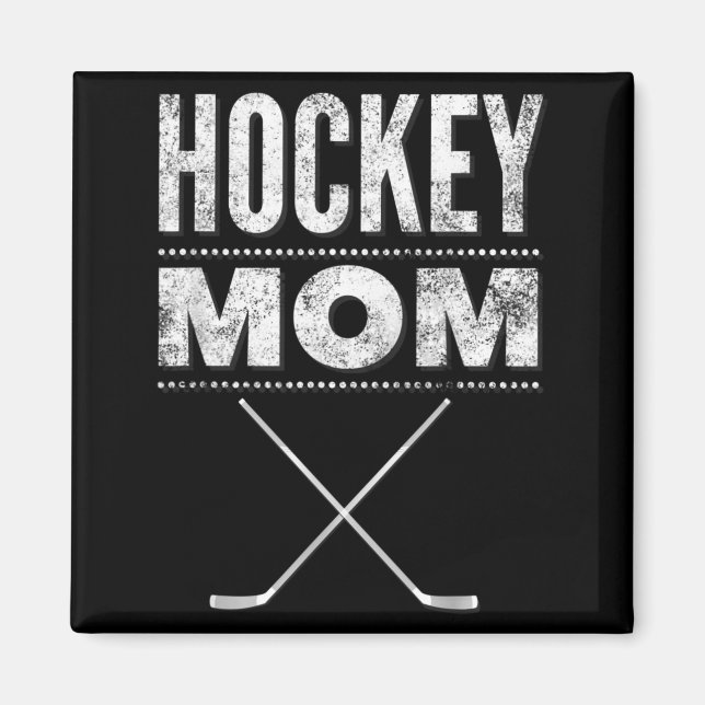 Hockey-Mutter-Shirt zum Muttertag Magnet (Vorne)