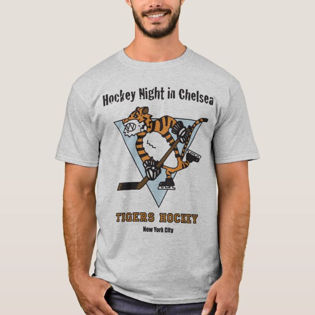 Hockey-Nacht in Chelsea T-Shirt (Vorderseite)