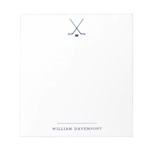 Hockey-Name Personalisiertes Notizbuch Notizblock