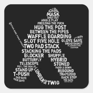 Hockey Netminder Stickers