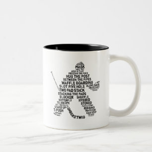 Hockey Netminder-Tasse Zweifarbige Tasse