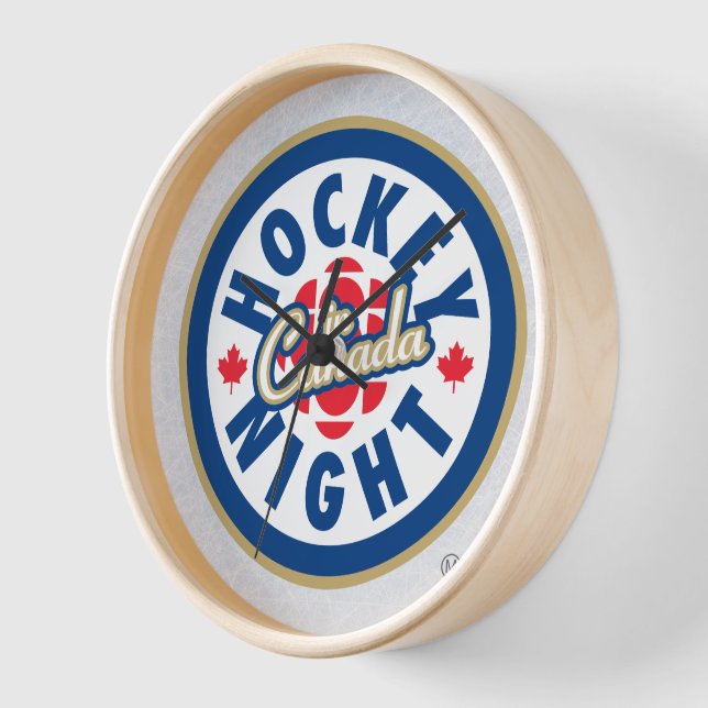 Hockey Night in Canada Clock Uhr (Winkel)
