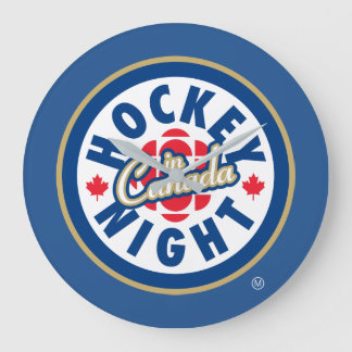 Hockey Night in Canada Logo Clock Große Wanduhr