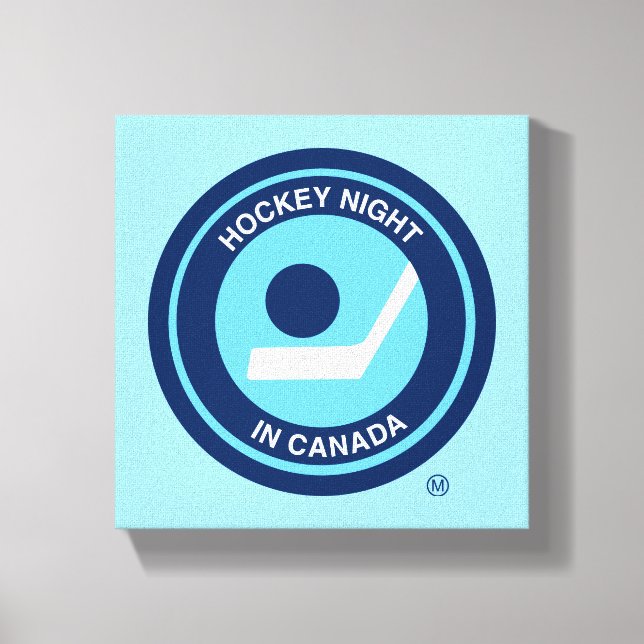 Hockey Night in Canada Retro-Logo Leinwanddruck (Vorderseite)