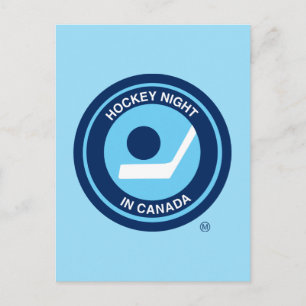 Hockey Night in Canada Retro-Logo Postkarte