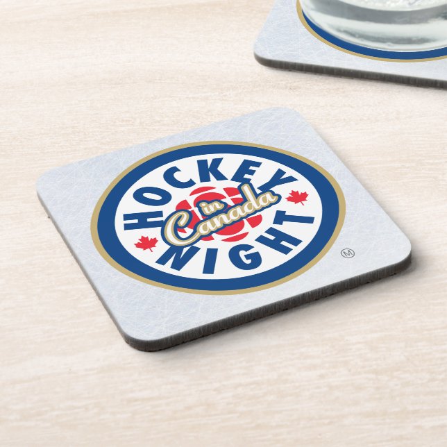 Hockey Night in Canada Untersetzer (Set von 6 Jahr (Linke Seite)