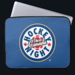 Hockey Night - Logo in Kanada Laptopschutzhülle<br><div class="desc">Dieses Logo wird seit 1998 verwendet. Die Hockey Night in Kanada ist die Markenbezeichnung für kanadische Fernsehvorführungen der National Hockey League. Während der Name für alle NHL-Sendungen im CBC-Fernsehen verwendet wurde (unabhängig von der Tageszeit), ist die Hockey Night in Kanada in erster Linie mit ihren Saturday Night NHL-Sendungen assoziiert, eine...</div>