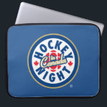 Hockey Night - Logo in Kanada Laptopschutzhülle<br><div class="desc">Dieses Logo wird seit 1998 verwendet. Die Hockey Night in Kanada ist die Markenbezeichnung für kanadische Fernsehvorführungen der National Hockey League. Während der Name für alle NHL-Sendungen im CBC-Fernsehen verwendet wurde (unabhängig von der Tageszeit), ist die Hockey Night in Kanada in erster Linie mit ihren Saturday Night NHL-Sendungen assoziiert, eine...</div>