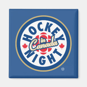 Hockey Night - Logo in Kanada Magnet