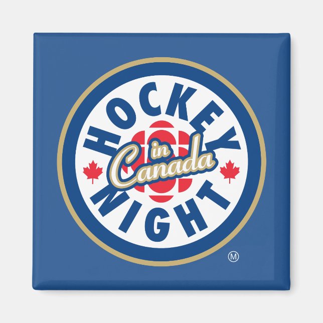 Hockey Night - Logo in Kanada Magnet (Vorne)